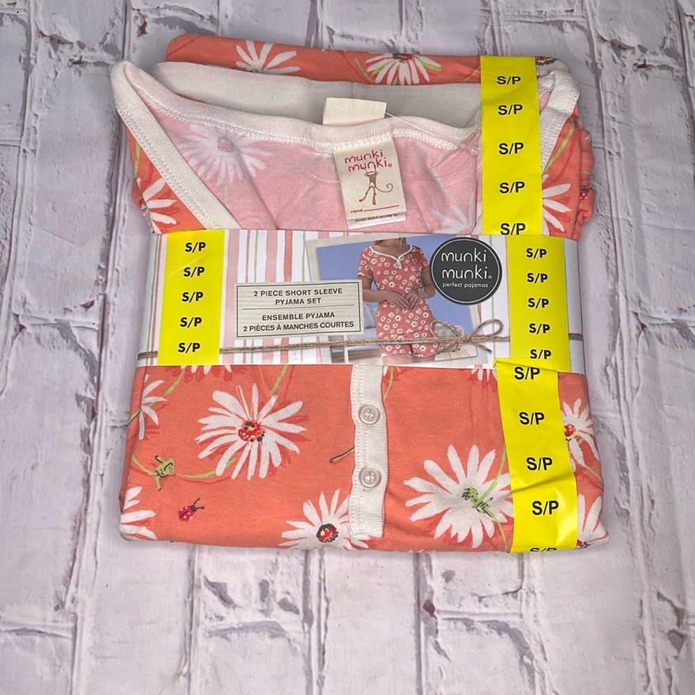 Munki Munki 2 Piece Short Sleeve Pyjama Set